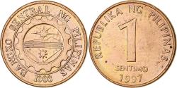 World Coins - Philippines, Sentimo, 1997, Copper Plated Steel, , KM:273