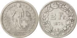 World Coins - Coin, Switzerland, 2 Francs, 1874, , Silver, KM:21