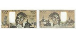 World Coins - France, 500 Francs, Pascal, 1991, Y.342, EF(40-45), Fayette:71.48, KM:156i