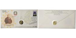 World Coins - Italy, 2 Euro, 2010, Enveloppe philatélique numismatique, , Bi-Metallic