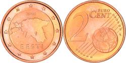 World Coins - Estonia, 2 Euro Cent, 2011, Vantaa, , Copper Plated Steel, KM:62