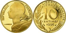 World Coins - Coin, France, Marianne, 10 Centimes, 1996, Paris, Proof,