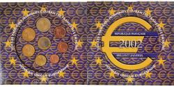 World Coins - France, Coffret 1c. à 2€, 2002, Monnaie de Paris, BU,