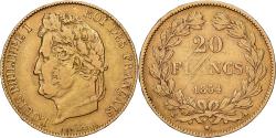 World Coins - France, Louis-Philippe, 20 Francs, 1834, Paris, Gold, , Gadoury:1031