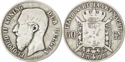 World Coins - Coin, Belgium, Leopold II, 50 Centimes, 1898, , Silver, KM:27