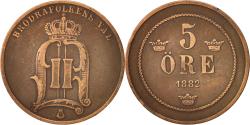 World Coins - Coin, Sweden, Oscar II, 5 Öre, 1882, Stockholm, , Bronze, KM:736
