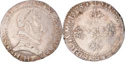World Coins - Coin, France, Henri III, Demi Franc, 1578, La Rochelle, , Silver