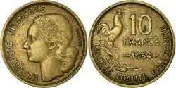 World Coins - Coin, France, Guiraud, 10 Francs, 1954, Paris, , Aluminum-Bronze