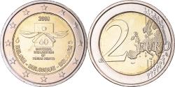World Coins - Belgium, 2 Euro, 60 ans de la déclaration universelle des droits de l'homme