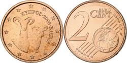 World Coins - Cyprus, 2 Euro Cent, 2008, Copper Plated Steel, , KM:79