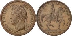 World Coins - France, Medal, Charles X, 1842, Copper, Barre,
