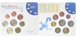 World Coins - Germany, Set 1c. to 2€, 2004, Berlin, UNC, , Bi-Metallic