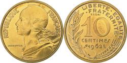 World Coins - France, 10 Centimes, Marianne, 1962, MDP, ESSAI, Copper-nickel Aluminium