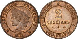 World Coins - Coin, France, Cérès, 2 Centimes, 1878, Paris, , Bronze, KM:827.1