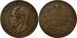 World Coins - Coin, Italy, Vittorio Emanuele II, 10 Centesimi, 1863, , Copper