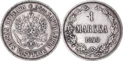 World Coins - Coin, Finland, Alexander III, Markka, 1890, Helsinki, , Silver, KM:3.2