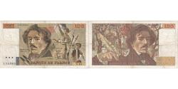 World Coins - France, 100 Francs, Delacroix, V.81, VF(30-35)