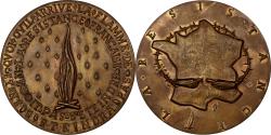 World Coins - France, Medal, La Résistance, Bronze, De Jaeger,