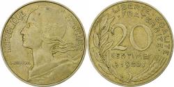 World Coins - France, 20 Centimes, Marianne, 1980, Pessac, Aluminum-Bronze, , KM:930