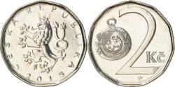 World Coins - Coin, Czech Republic, 2 Koruny, 2015, , Nickel plated steel