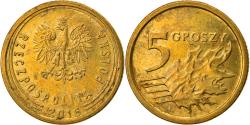 World Coins - Coin, Poland, 5 Groszy, 2016, Warsaw, , Brass, KM:278