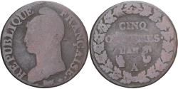 World Coins - Coin, France, Dupré, 5 Centimes, An 8/?, Paris, , Copper, Gadoury:126a