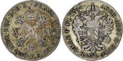 World Coins - Austrian Netherlands, Franz II, 14 Liards, 1794, Brussels, Silver,