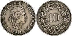 World Coins - Coin, Switzerland, 10 Rappen, 1911, Bern, , Copper-nickel, KM:27
