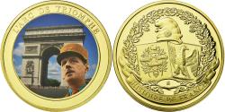 World Coins - France, Medal, L'Arc de Triomphe, History, , Copper Gilt
