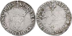 World Coins - Coin, France, Charles IX, Sol Parisis, 1565, Paris, , Billon