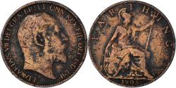 World Coins - Coin, Great Britain, Farthing, 1905