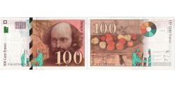 World Coins - Banknote, France, 100 Francs, Cézanne, 1997, F 014776870, AU(50-53)