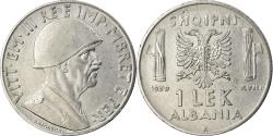 World Coins - Coin, Albania, Vittorio Emanuele III, Lek, 1939, Rome, , Stainless