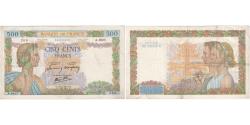 World Coins - France, 500 Francs, La Paix, 1942-03-05, A.4825, EF(40-45)