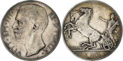World Coins - Italy, Vittorio Emanuele III, 10 Lire, 1927, Rome, Silver, , KM:68.2