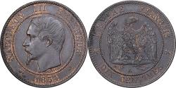 World Coins - France, Napoleon III, 10 Centimes, 1854, Paris, Bronze, , Gadoury:248