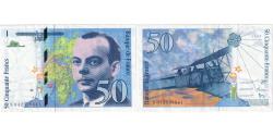 World Coins - France, 50 Francs, St Exupéry, N042520841, EF(40-45)