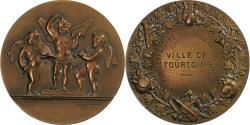 World Coins - France, Medal, Conservatoire National de musique, Tourcoing, n.d., Bronze
