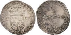 World Coins - France, Henri IV, 1/4 Ecu, 1603, Grenoble, Silver, , Duplessy:1236