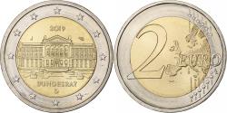 World Coins - Germany, 2 Euro, Budensrat, 2019, Hambourg, Bi-Metallic,