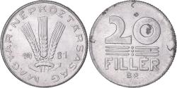 World Coins - Coin, Hungary, 20 Fillér, 1981