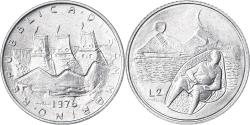 World Coins - Coin, San Marino, 2 Lire, 1976, FDC, , Aluminum, KM:52