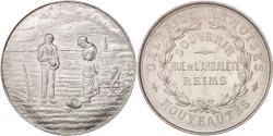 World Coins - France, Medal, Galeries Rémoises, L'Angélus, Business & industry, 1923