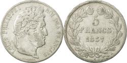 World Coins - Coin, France, Louis-Philippe, 5 Francs, 1837, Strasbourg, , Silver
