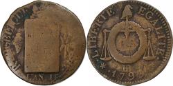 World Coins - France, Sol, 1793 / AN II, Strasbourg, Copper, , Gadoury:19