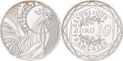 World Coins - France, 10 Euro, Coq, 2015, Monnaie de Paris, Silver,