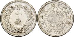 World Coins - Japan, Mutsuhito, 10 Sen, Meiji Era, Yr. 42 (1909), Silver,