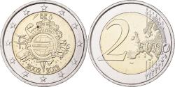 World Coins - Belgium, 2 Euro, 2012, Royal Belgium Mint, 10 ANS DE L'EURO, , Bi-Metallic
