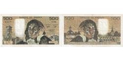 World Coins - France, 500 Francs, Pascal, 1981, D.130, EF(40-45), Fayette:71.22, KM:156e