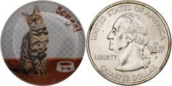 Us Coins - United States, Token, Cats, Bengal, Copper-nickel,